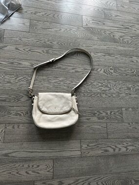 kate spade Cream Pebbled Leather Crossbody Bag